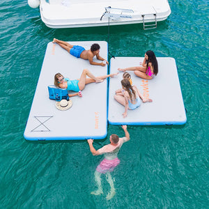 Inflatable Floating Dock 12 x 6 ft